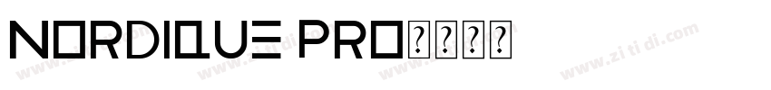 Nordique Pro字体转换